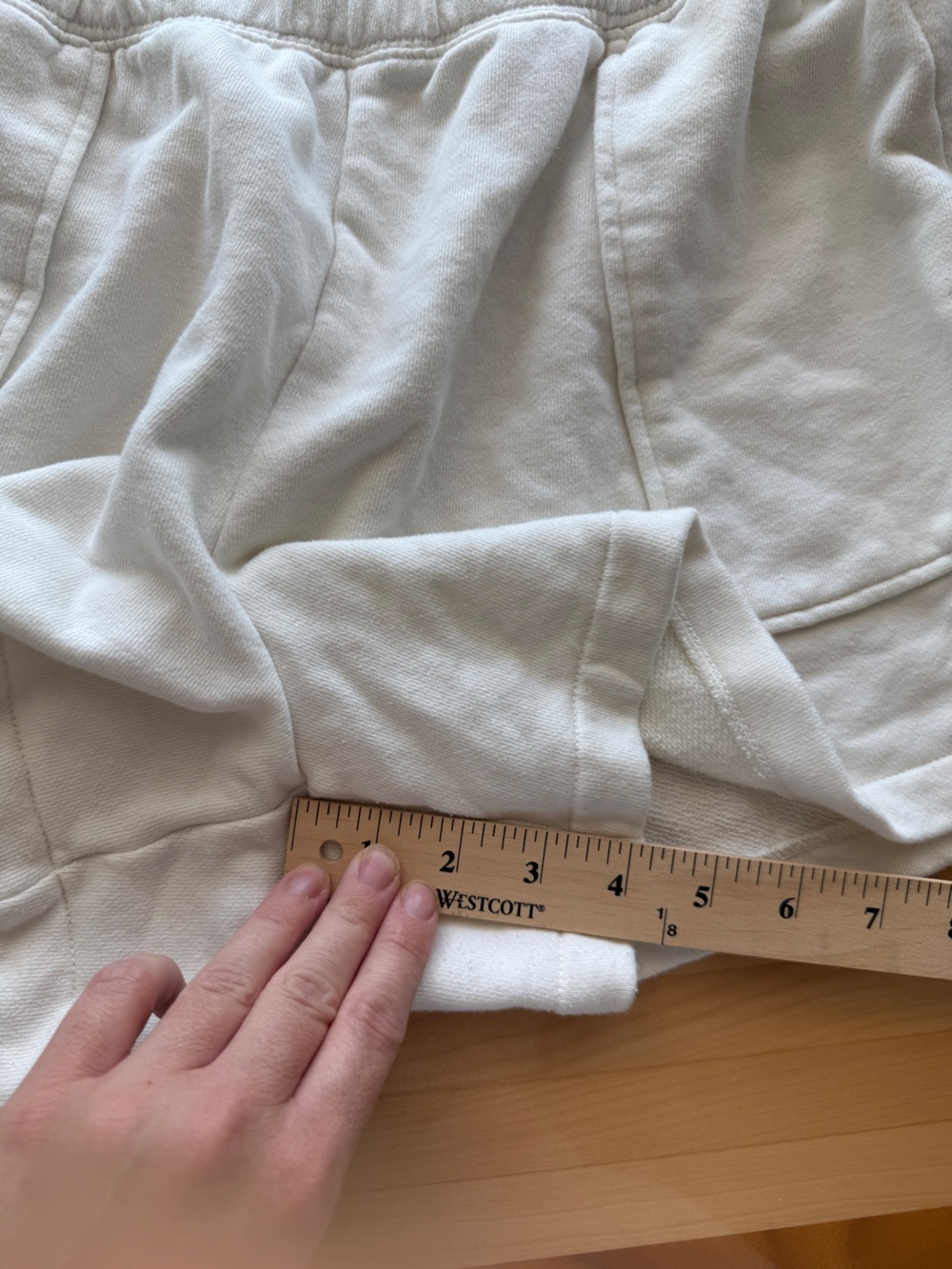 Aerie Go-To Fleece Short in Soft Muslin - Picture 10 of 10
